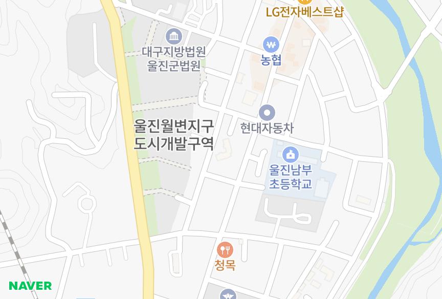 경상북도 울진군 울진읍 읍내리 거송팰리스 위치·실거래 시세 지도