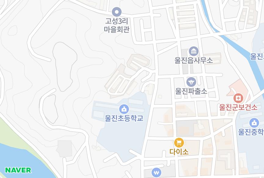 경상북도 울진군 울진읍 읍내리 정우하이츠빌라 위치·실거래 시세 지도