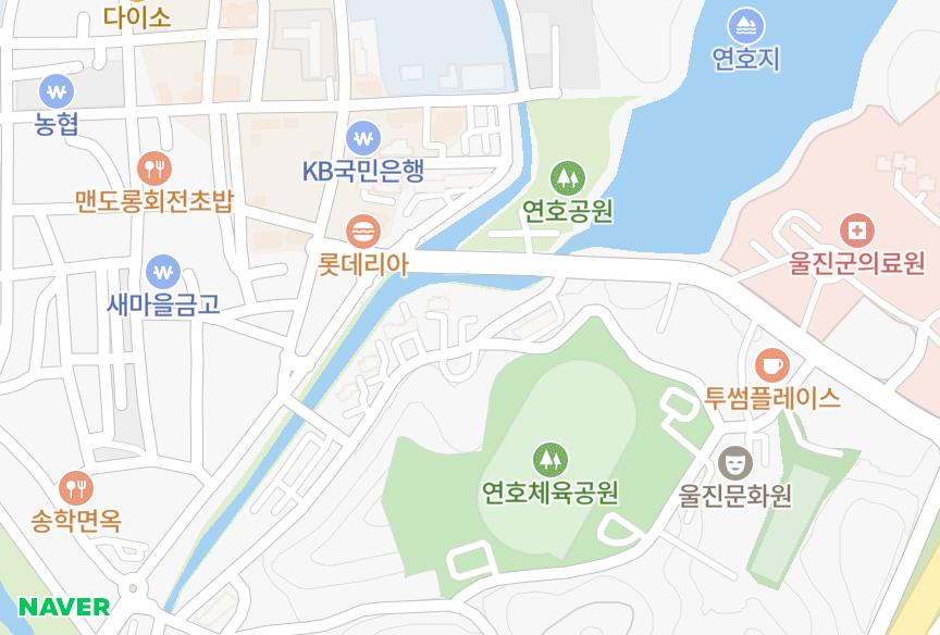 경상북도 울진군 울진읍 읍내리 남양아너스빌2차 위치·실거래 시세 지도