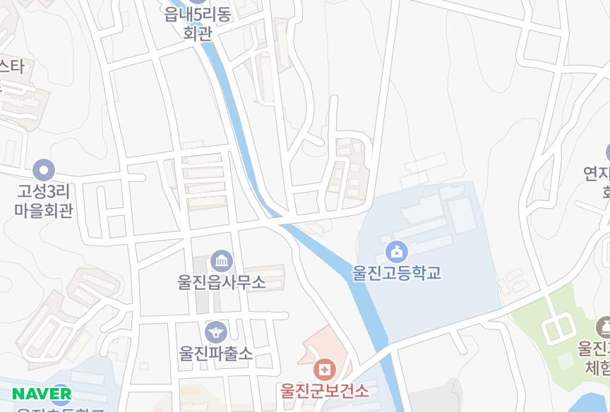 경상북도 울진군 울진읍 읍내리 정우그린빌 위치·실거래 시세 지도