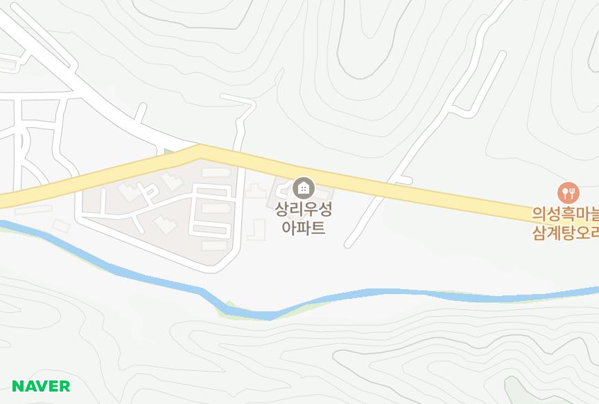 경상북도 의성군 의성읍 상리리 우성 위치·실거래 시세 지도