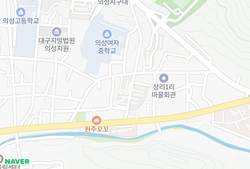 경상북도 의성군 의성읍 상리리 대동맨션2차 위치·실거래 시세 지도