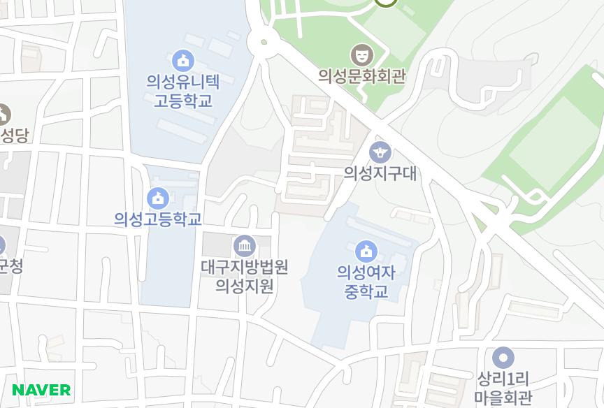 경상북도 의성군 의성읍 중리리 의성청구제네스2단지 위치·실거래 시세 지도
