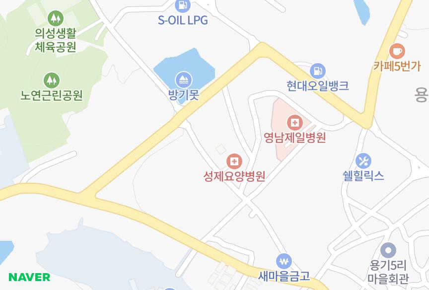 경상북도 의성군 안계면 용기리 로젠하이츠 위치·실거래 시세 지도