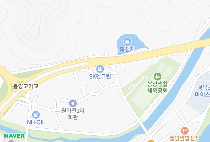 경상북도 의성군 봉양면 화전리 도리원드림빌 위치·실거래 시세 지도