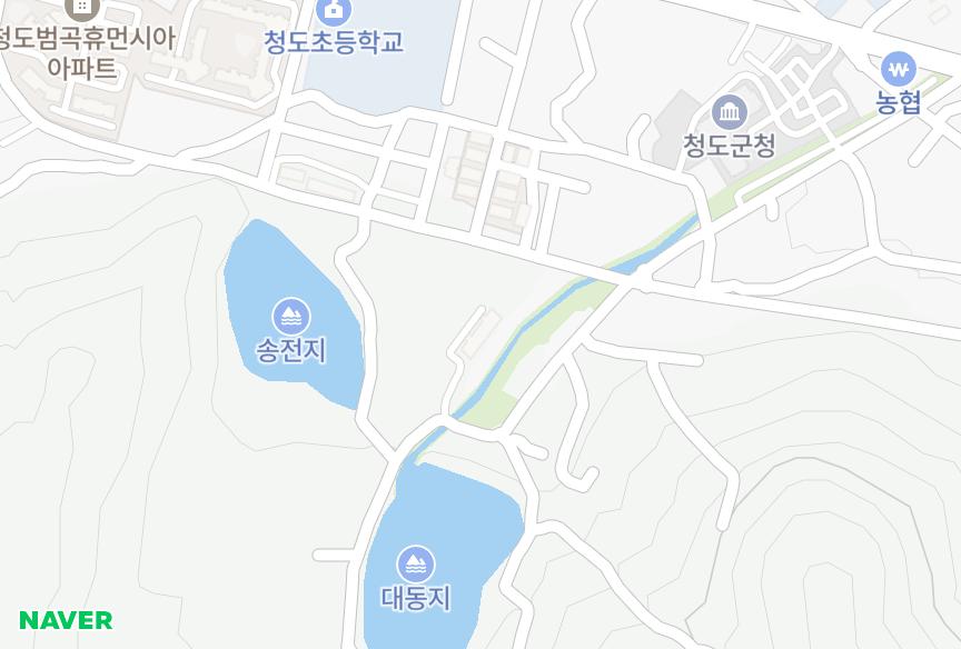 경상북도 청도군 화양읍 범곡리 장관빌리지 위치·실거래 시세 지도