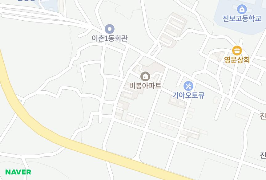 경상북도 청송군 진보면 이촌리 무지개 위치·실거래 시세 지도