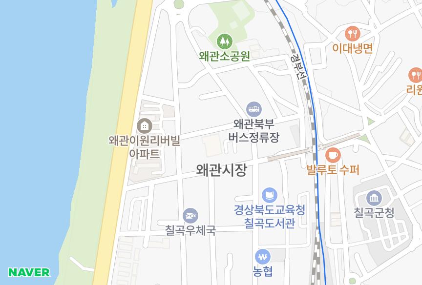 경상북도 칠곡군 왜관읍 왜관리 드림뷰 위치·실거래 시세 지도