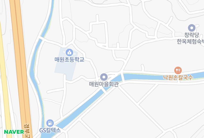 경상북도 칠곡군 왜관읍 매원리 푸르샨 위치·실거래 시세 지도