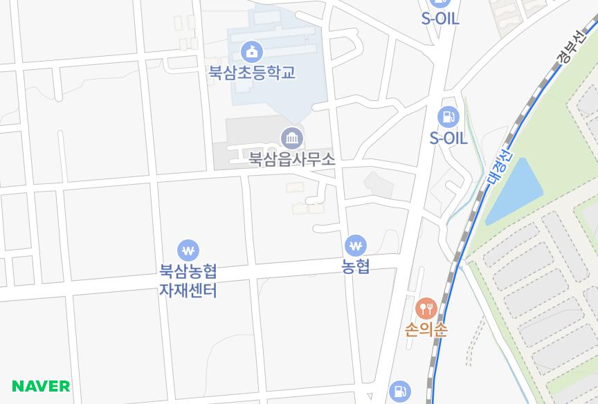 경상북도 칠곡군 북삼읍 인평리 드림파크201동 위치·실거래 시세 지도