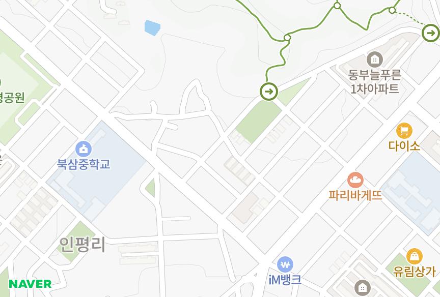 경상북도 칠곡군 북삼읍 인평리 태광아트빌 위치·실거래 시세 지도