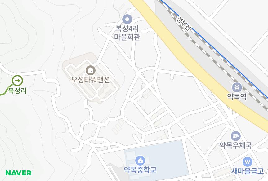 경상북도 칠곡군 약목면 복성리 동신빌라트 위치·실거래 시세 지도