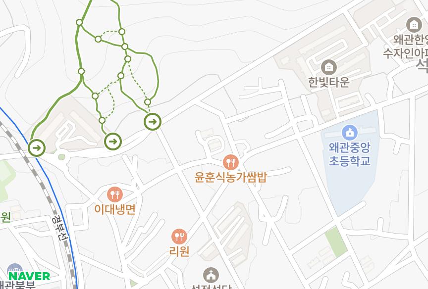 경상북도 칠곡군 왜관읍 석전리 상신명가타운 위치·실거래 시세 지도