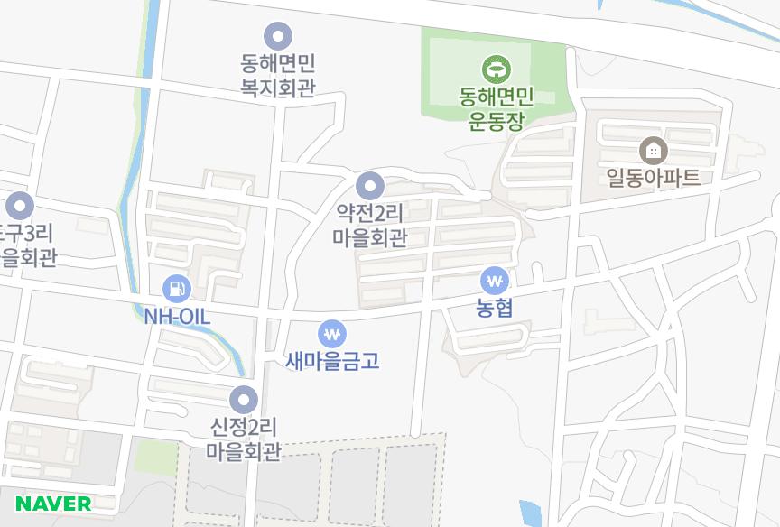 경상북도 포항시 남구 동해면 약전리 영남대자연맨션2차 위치·실거래 시세 지도