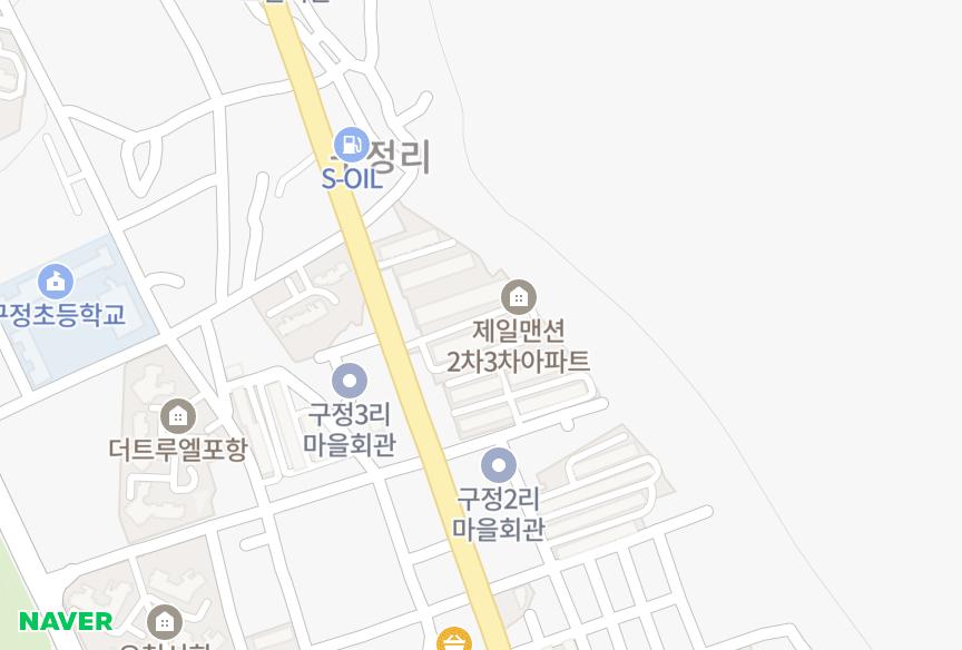 경상북도 포항시 남구 오천읍 구정리 오천제일맨션103,105동 위치·실거래 시세 지도