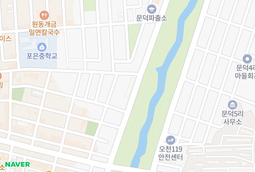 경상북도 포항시 남구 오천읍 문덕리 대궁꿈마을 위치·실거래 시세 지도
