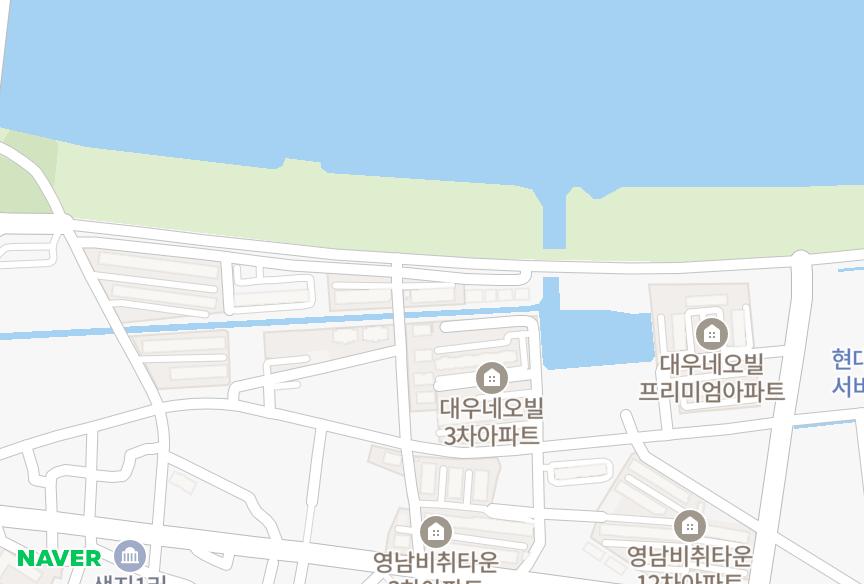 경상북도 포항시 남구 연일읍 생지리 문화강변 위치·실거래 시세 지도