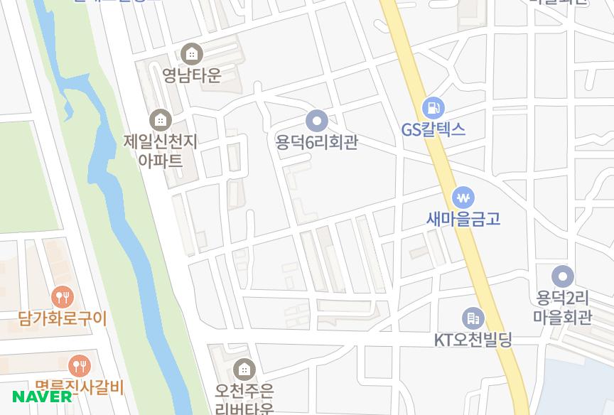 경상북도 포항시 남구 오천읍 용덕리 세광 위치·실거래 시세 지도