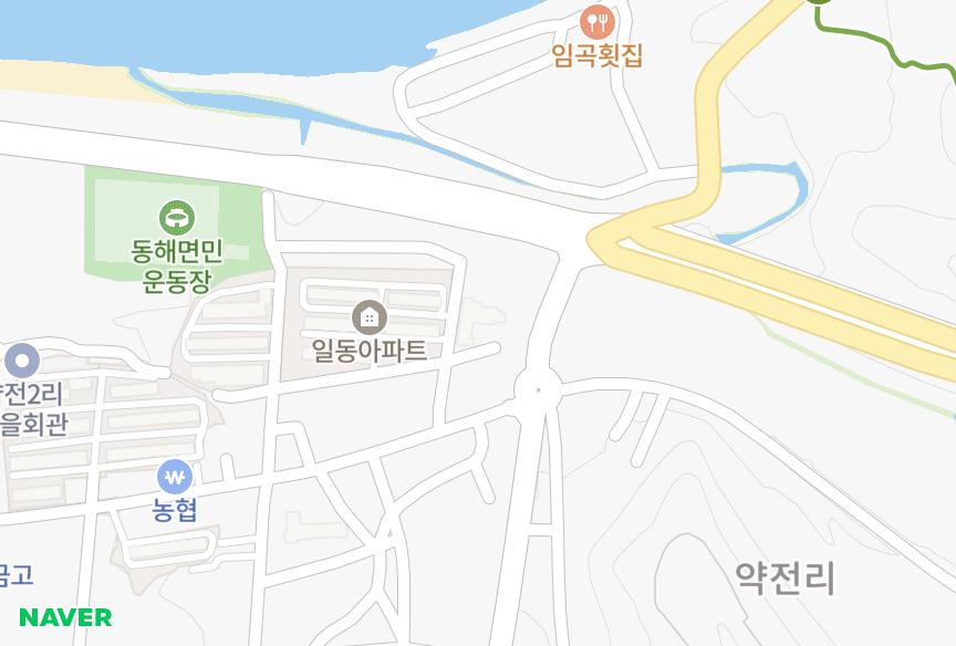 경상북도 포항시 남구 동해면 약전리 해맞이타운 위치·실거래 시세 지도