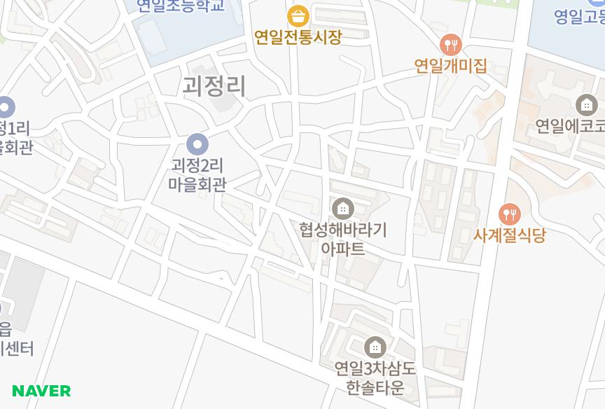 경상북도 포항시 남구 연일읍 동문리 수정국민 위치·실거래 시세 지도