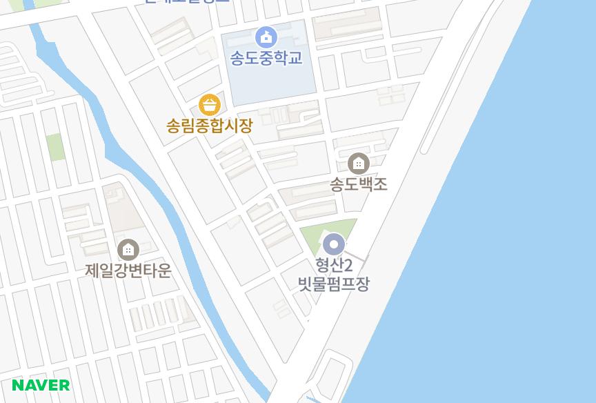 경상북도 포항시 남구 송도동 경림빌라 위치·실거래 시세 지도