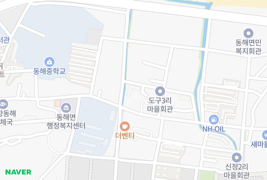 경상북도 포항시 남구 동해면 도구리 이화해변타운 위치·실거래 시세 지도