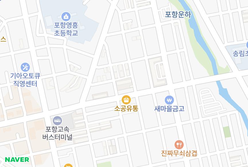 경상북도 포항시 남구 해도동 조양타운 위치·실거래 시세 지도