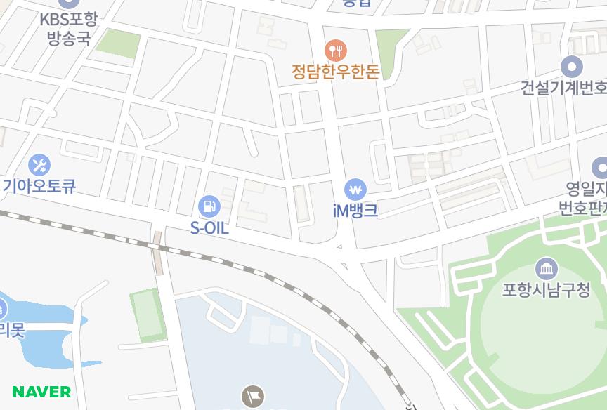 경상북도 포항시 남구 대도동 동해무지개 위치·실거래 시세 지도