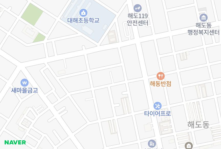 경상북도 포항시 남구 해도동 대명뉴타운맨션 위치·실거래 시세 지도