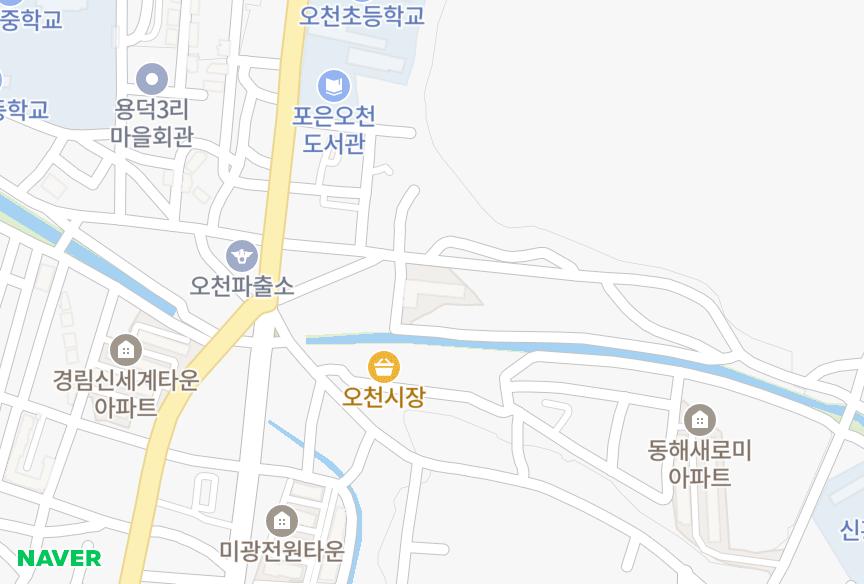 경상북도 포항시 남구 오천읍 세계리 한미오천세계가든 위치·실거래 시세 지도