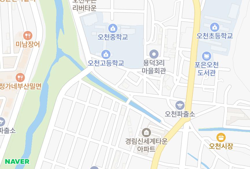 경상북도 포항시 남구 오천읍 세계리 세계아너스타운 위치·실거래 시세 지도