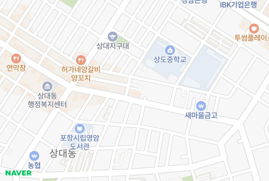 경상북도 포항시 남구 대도동 대도아이펠리스2차 위치·실거래 시세 지도