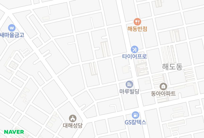 경상북도 포항시 남구 해도동 동해빌라 위치·실거래 시세 지도