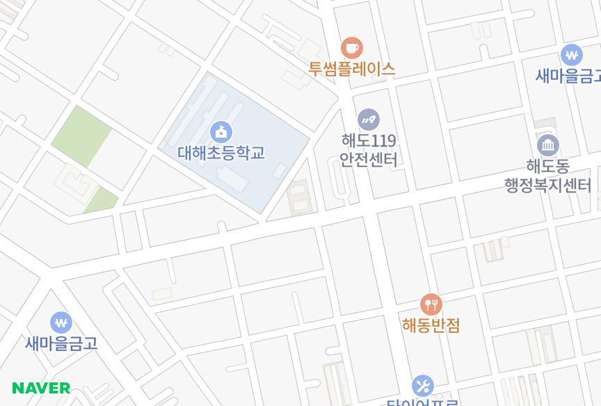 경상북도 포항시 남구 대도동 축복웰빙타운A동 위치·실거래 시세 지도