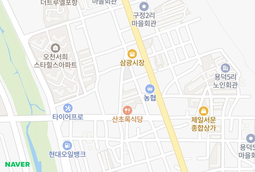 경상북도 포항시 남구 오천읍 용덕리 유니파크1차 위치·실거래 시세 지도
