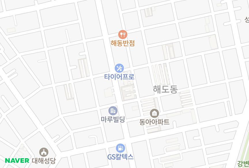 경상북도 포항시 남구 해도동 해도센트럴파크5차 위치·실거래 시세 지도