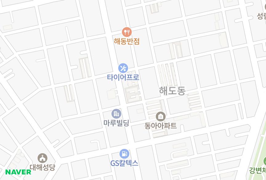 경상북도 포항시 남구 해도동 해도센트럴파크3차 위치·실거래 시세 지도