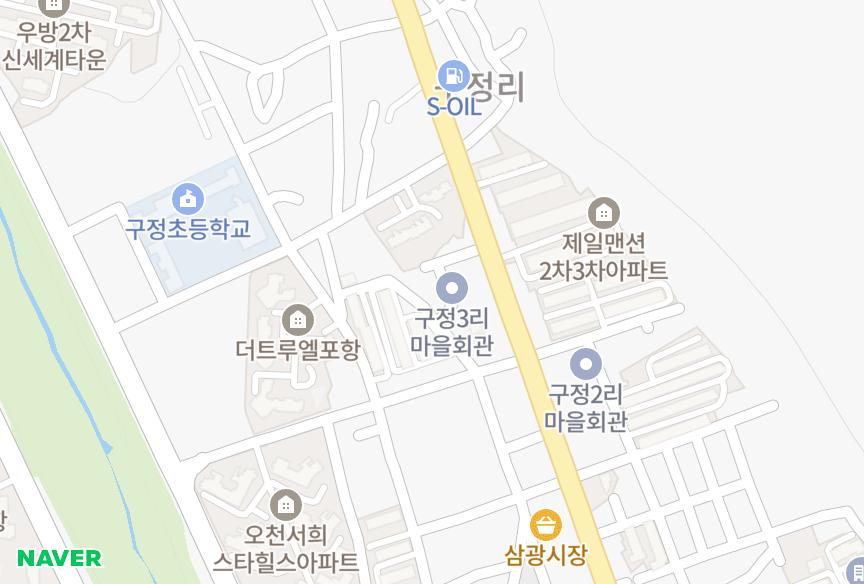 경상북도 포항시 남구 오천읍 구정리 유니파크4차 위치·실거래 시세 지도