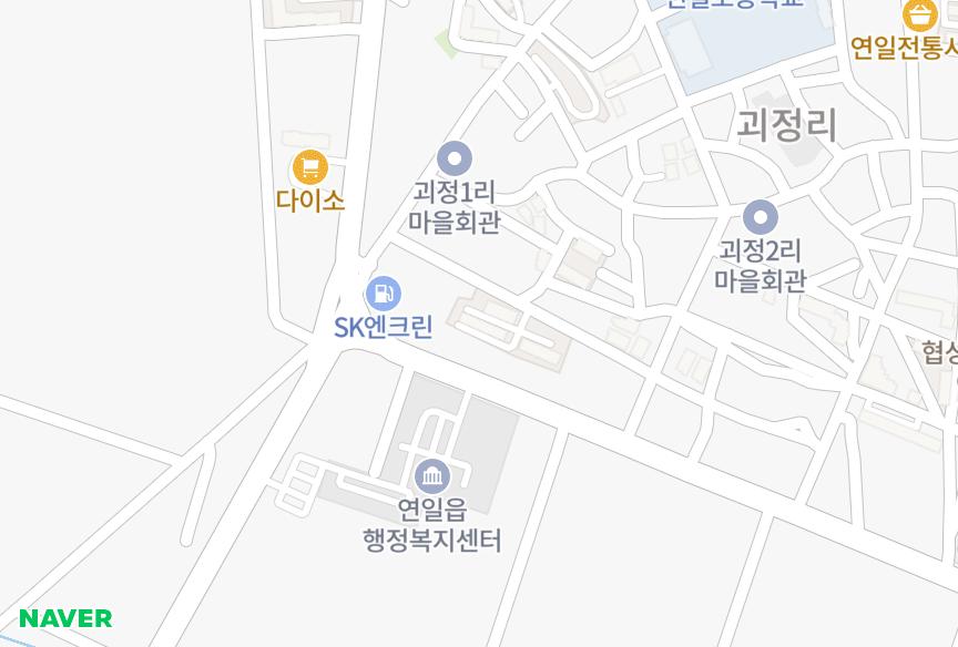 경상북도 포항시 남구 연일읍 괴정리 쌍용사원 위치·실거래 시세 지도