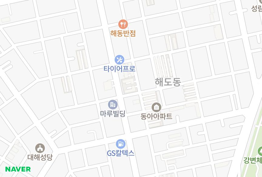 경상북도 포항시 남구 해도동 해도센트럴파크2차 위치·실거래 시세 지도