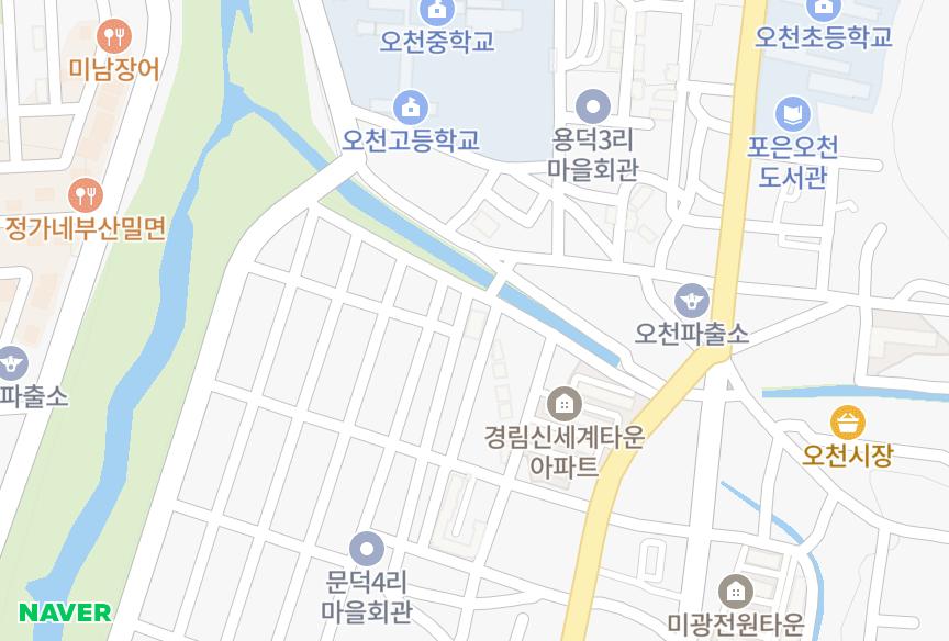 경상북도 포항시 남구 오천읍 세계리 세계파벨리스 위치·실거래 시세 지도