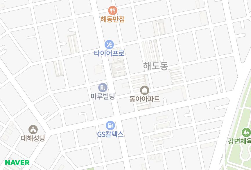 경상북도 포항시 남구 해도동 해도삼우펠리스2차 위치·실거래 시세 지도