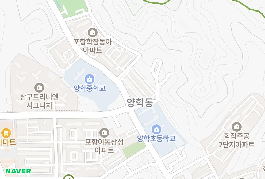 경상북도 포항시 북구 학잠동 무궁화 위치·실거래 시세 지도