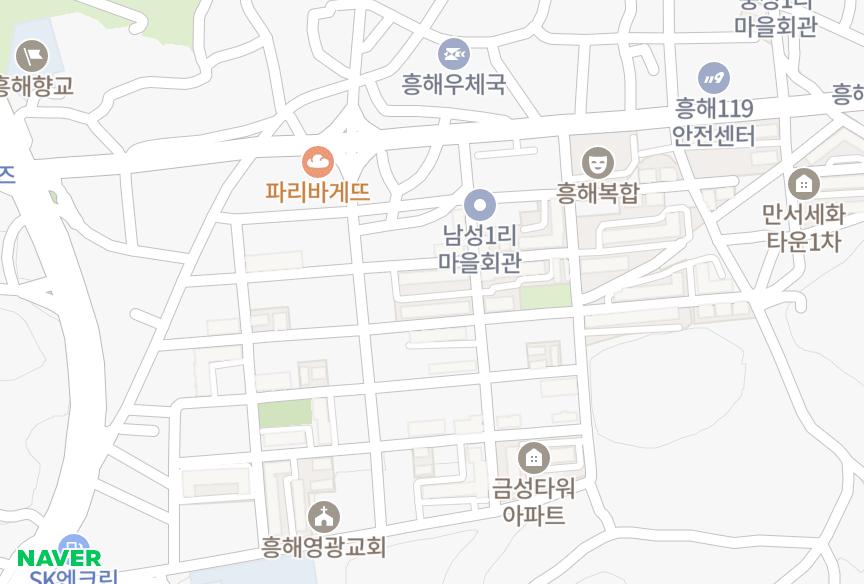 경상북도 포항시 북구 흥해읍 남성리 경보전원맨션5차 위치·실거래 시세 지도