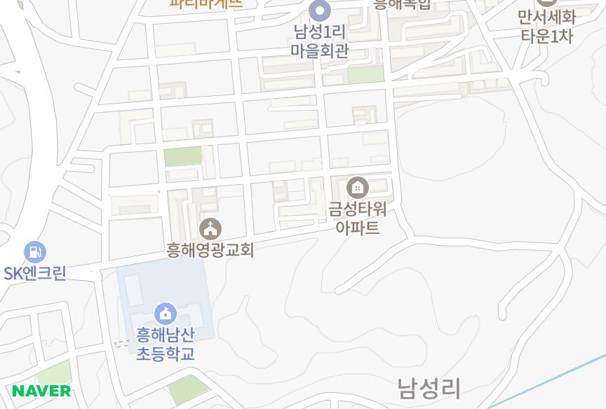 경상북도 포항시 북구 흥해읍 남성리 경보전원맨션6차 위치·실거래 시세 지도