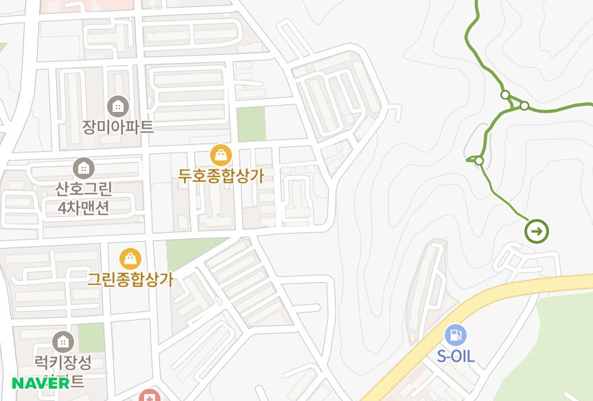 경상북도 포항시 북구 두호동 삼양동산맨션 위치·실거래 시세 지도