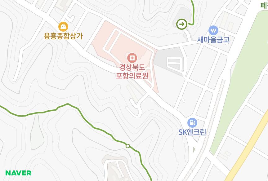 경상북도 포항시 북구 용흥동 용흥교우 위치·실거래 시세 지도