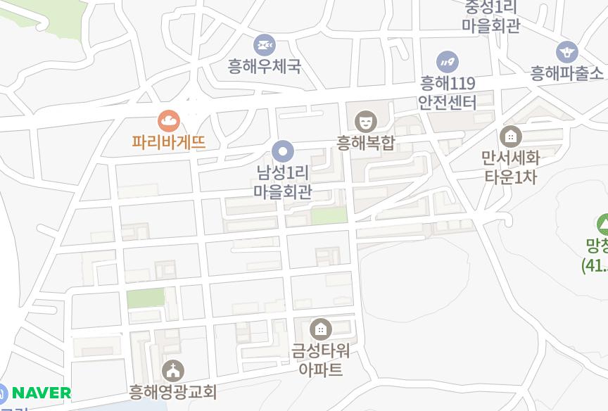 경상북도 포항시 북구 흥해읍 남성리 경보전원맨션4차 위치·실거래 시세 지도