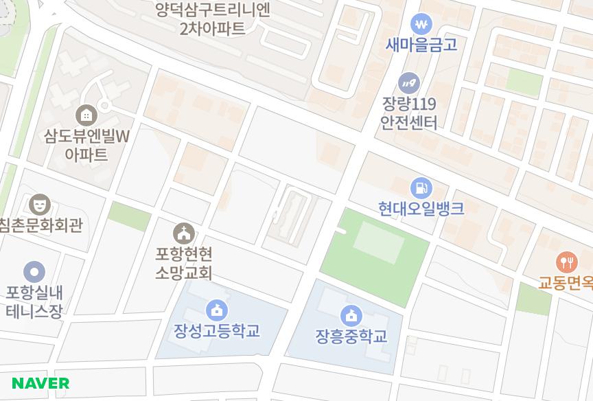 경상북도 포항시 북구 장성동 경성홈타운스위트 위치·실거래 시세 지도