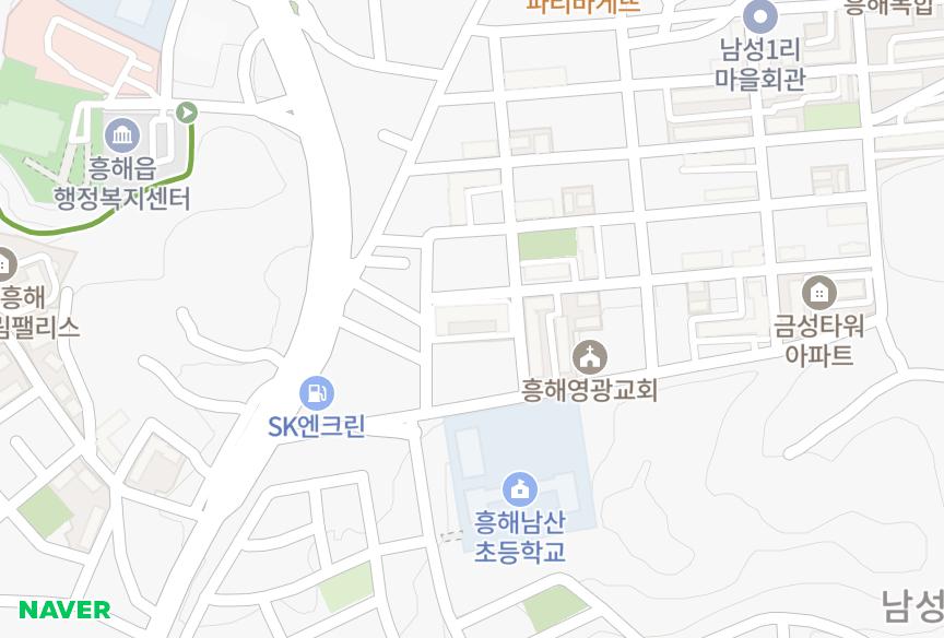 경상북도 포항시 북구 흥해읍 남성리 경동2차다이아몬드 위치·실거래 시세 지도